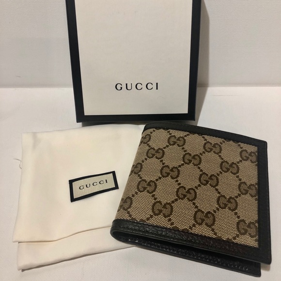 Brand New Gucci Canvas Leather Guccissima Wallet - Picture 12 of 13